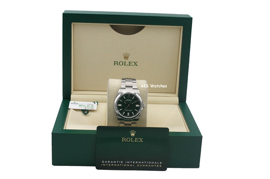 Rolex 126000 Oyster Perpetual 36MM Green Dial 2022 Box & Papers