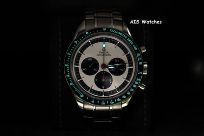 Omega Speedmaster CK2998 Blue SS Bracelet / Leather 311.33.40.30.02.001 Box&Papers