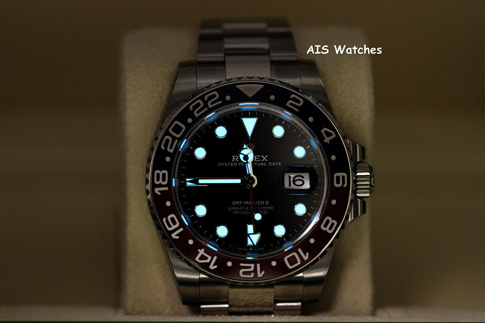 BNIB Rolex GMT Master II 126710BLRO Red Blue Pepsi / Oyster Box & Papers