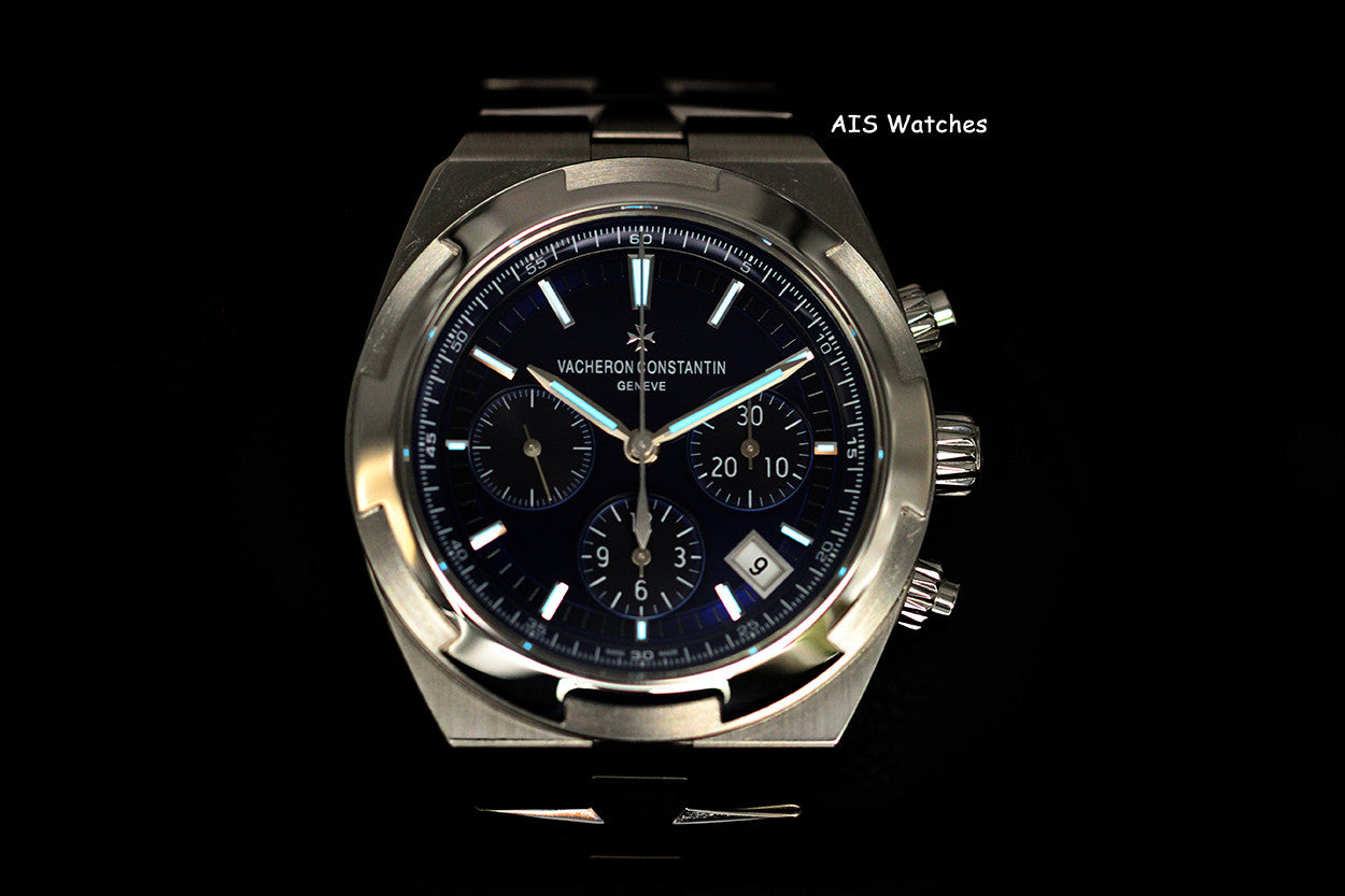 Vacheron Constantin Overseas Chronograph 42.5MM Blue 5500V/110A-B148 Box & Paper