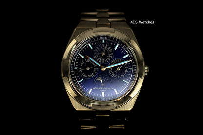 Vacheron Constantin Overseas Perpetual Calendar 4300V 18K WG Blue Dial B&P