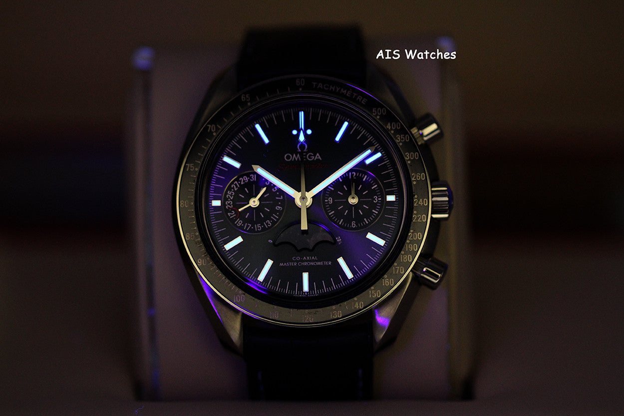 Omega Speedmaster 304.33.44.52.03.001 Chronograph MoonPhase Blue Dial BP