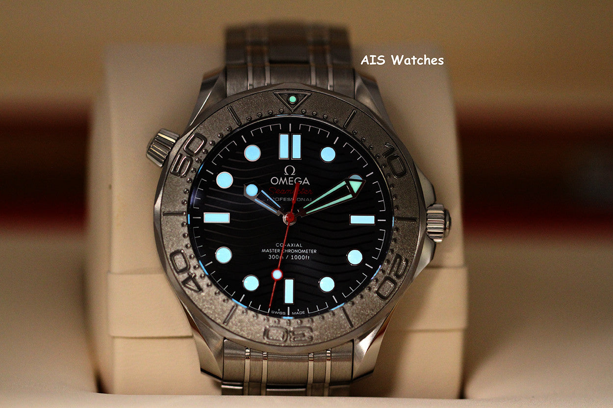 BNIB Omega Seamaster 300M Nekton Edition Black Wave SS 210.30.42.20.01.002 B&P
