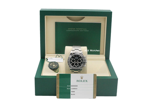Rolex Cosmograph Ceramic Daytona 116500 Black Dial 2017 Box & Papers