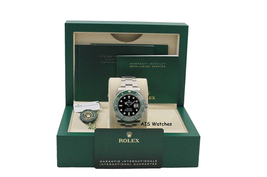 Rolex Submariner Date Ceramic Green Bezel 126610LV 41MM 2023 Box&Paper