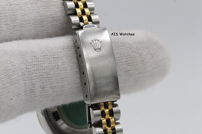 Rolex Ladies Two-Tone DateJust 69173 White Computer Dial 26MM R Serial - 1988 with Papers