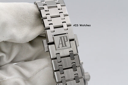 BNIB Audemars Piguet 26715ST Royal Oak Chronograph Blue Dial 38MM Box & Papers