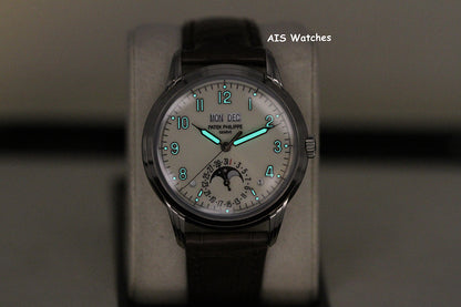 Patek Philippe Perpetual Calendar 5320G White Gold Cream Dial Box & Papers