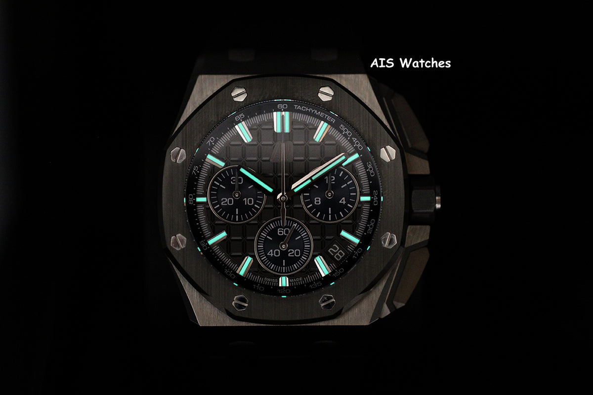 Audemars Piguet 26420IO.00.A009CA.01 Royal Oak Offshore Titanium/Ceramic 43MM Grey Dial BP