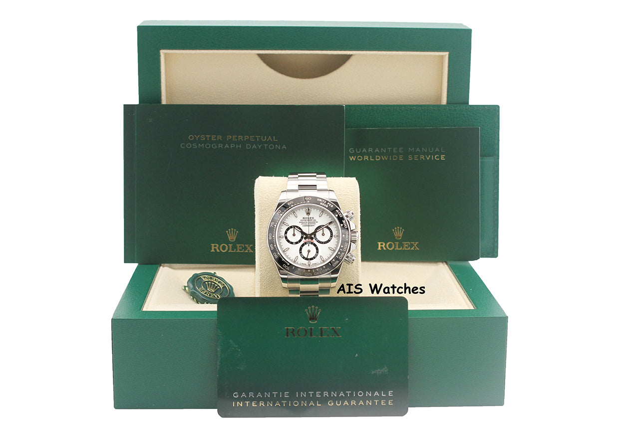 Rolex Cosmograph Ceramic Daytona 126500 White Dial 2025 Box & Papers
