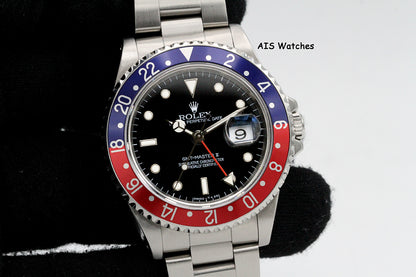 Rolex GMT Master II 16710 T Serial Pepsi Insert Box & Paper