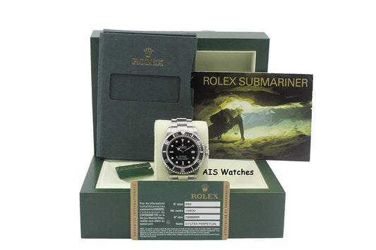 Rolex Sea Dweller 16600 SD Z Serial 40MM No Hole Case / SEL B&P