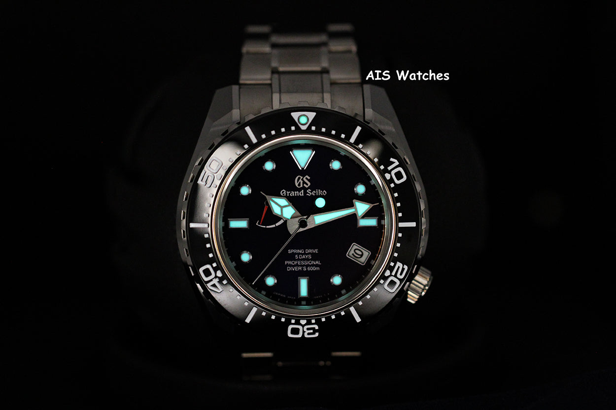Grand Seiko SLGA001 60th Anniversary 600M Diver DARK Blue Dial B&P