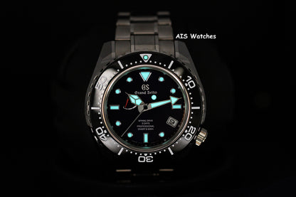 Grand Seiko SLGA001 60th Anniversary 600M Diver DARK Blue Dial B&P