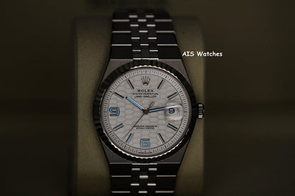 BNIB Rolex 127334 Land Dweller 40MM White Dial Stainless Steel Flat Jubilee B&P