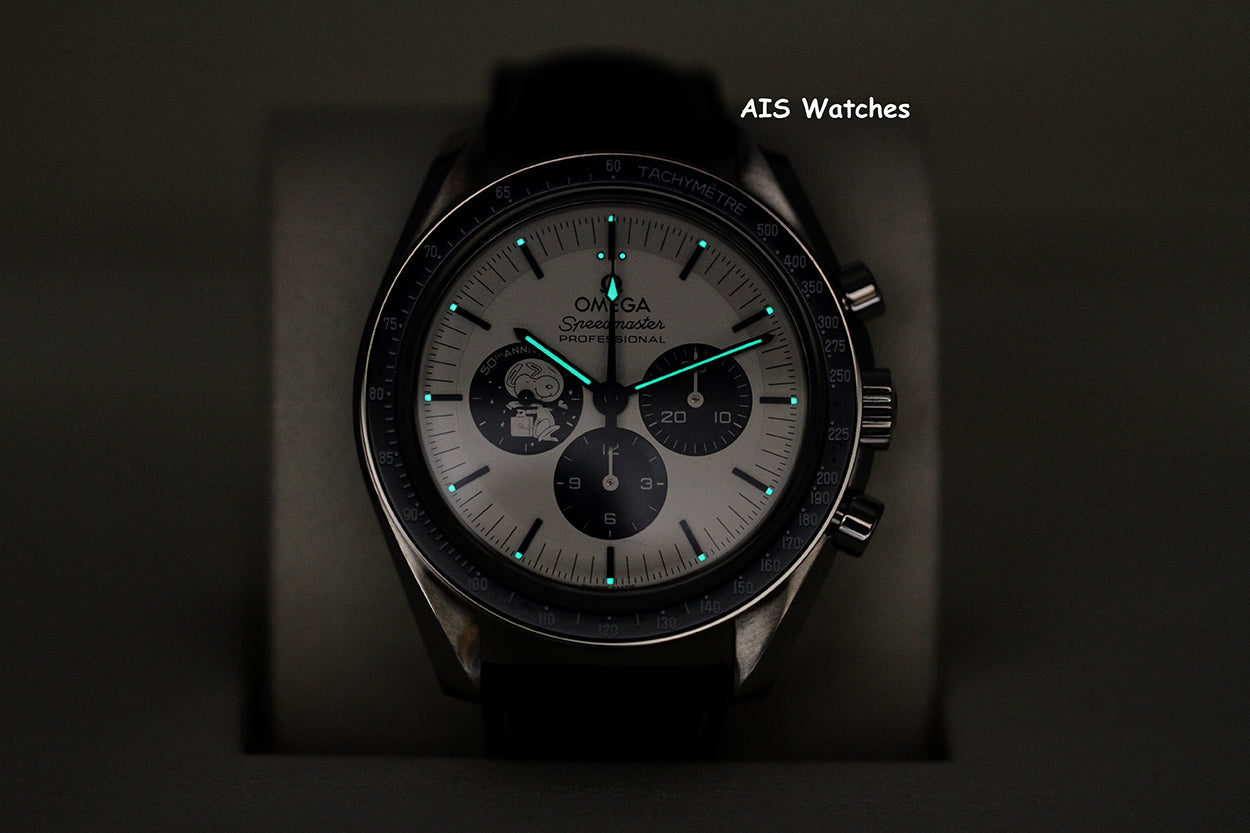 BNIB Omega SpeedMaster Moonwatch Apollo 13 Silver Snoopy 310.32.42.50.02.001 BP