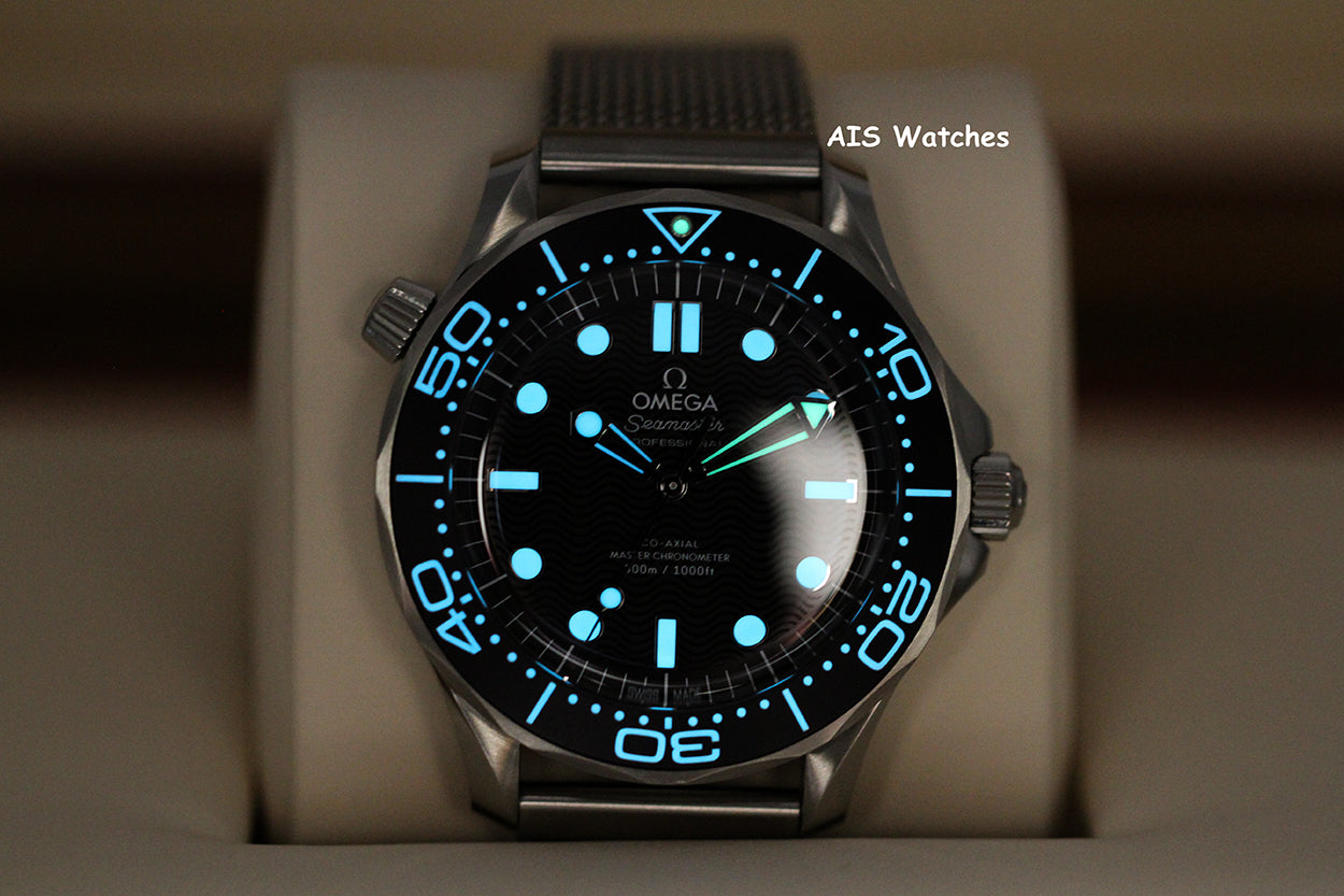 Omega Seamaster 300 Diver No Date 210.30.42.20.01.010 42MM Mesh Bracelet B&P