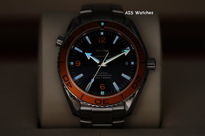 Omega Seamaster Planet Ocean 232.30.42.21.01.002 42MM 600M Orange Bezel B&P