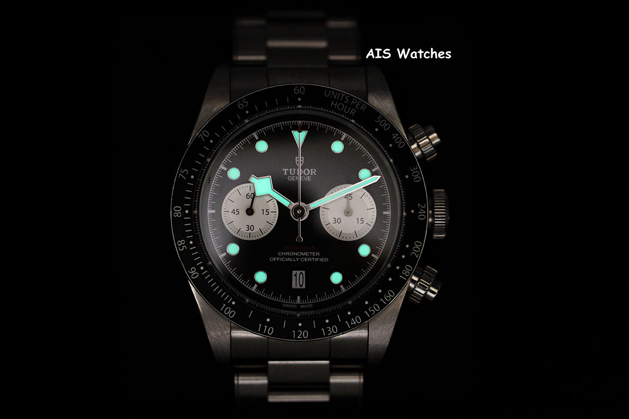 Tudor 79360N Black Bay Chronograph 41MM Black Dial SS Bracelet B&P