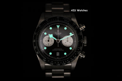 Tudor 79360N Black Bay Chronograph 41MM Black Dial SS Bracelet B&P