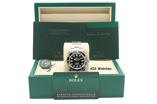 Rolex Submariner Ceramic No Date 124060 41MM 2025 Box & Paper