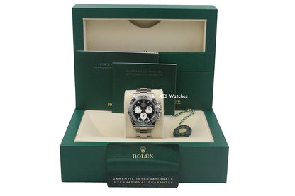 BNIB Rolex 126529LN Daytona Cosmograph 18K White Gold 100th Anniversary 24 Hours of Le Mans B&P