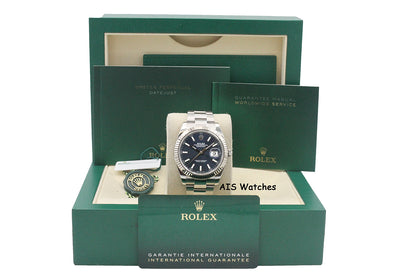 Rolex Datejust 41MM 126334 Blue Stick Dial Oyster 2021 Box & Papers