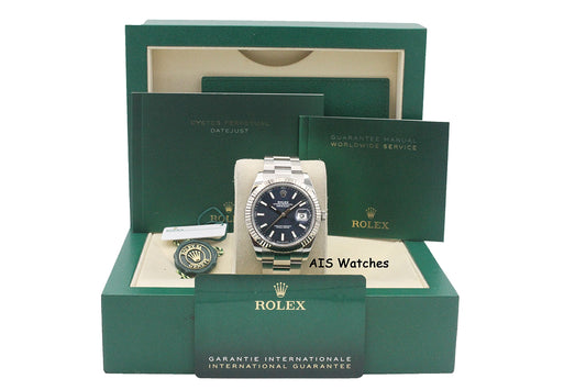 Rolex Datejust 41MM 126334 Blue Stick Dial Oyster 2021 Box & Papers