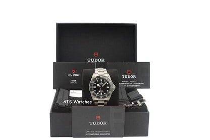 Tudor Pelagos 39MM 25407N Black Dial Titanium Box & Papers