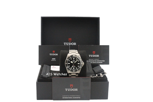 Tudor Pelagos 39MM 25407N Black Dial Titanium Box & Papers