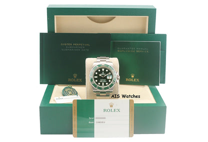 Rolex Submariner 116610LV HULK Green Dial and Ceramic Bezel 2016 Box & Paper