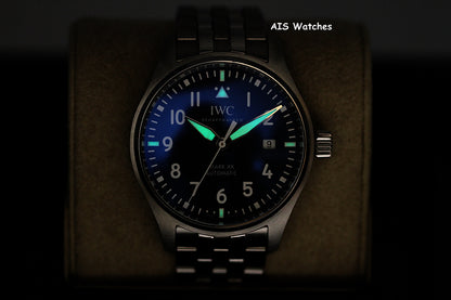 IWC Schaffhausen IW328204 Pilot's Watch Mark XX 40MM Blue Dial SS Bracelet 2025 B&P