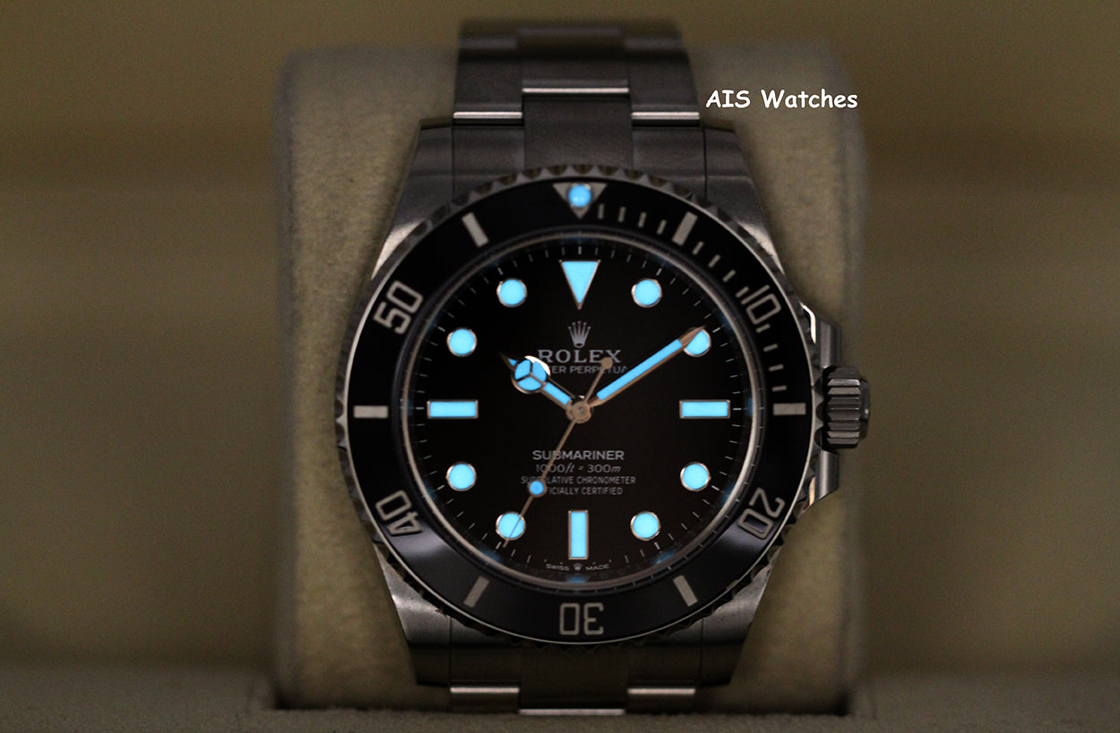 Rolex Submariner Ceramic No Date 124060 41MM 2022 Box & Papers