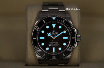 Rolex Submariner Ceramic No Date 124060 41MM 2022 Box & Papers