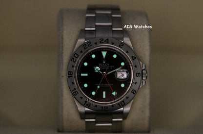Rolex Explorer II 16570 Black Dial 40MM M Serial 3186 Box & Papers