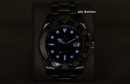 Rolex 116710LN GMT Master II Black Ceramic Insert 2016 Box & Papers