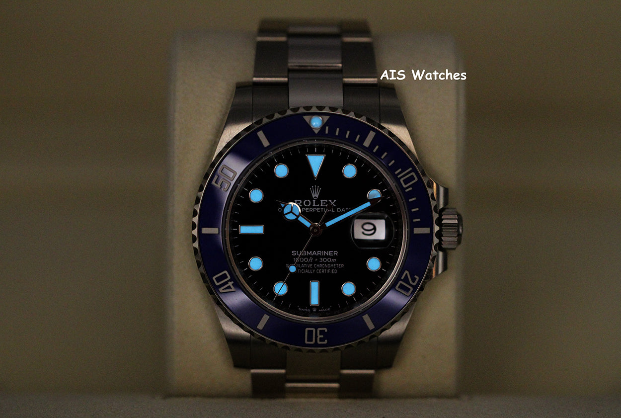 Rolex Submariner Ceramic 126619LB 18K White Gold Blue Bezel 2022 B&P