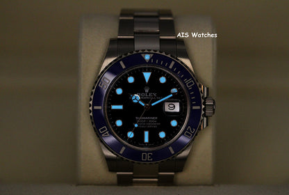 Rolex Submariner Ceramic 126619LB 18K White Gold Blue Bezel 2022 B&P