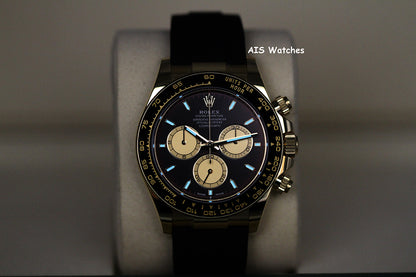 BNIB Rolex 126518LN Daytona Cosmograph 18K YG OysterFlex Paul Newman Dial B&P