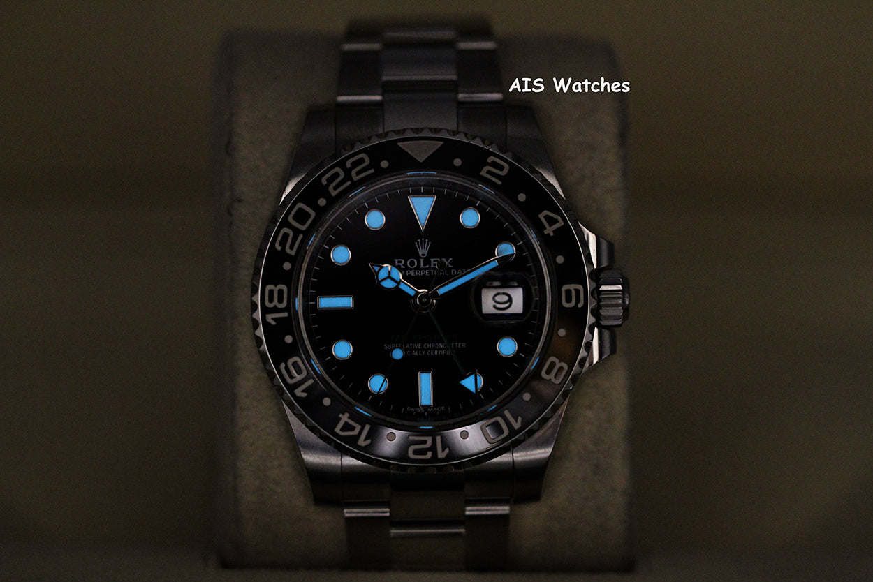 Rolex 116710LN GMT Master II Black Ceramic Insert 2018 Box & Papers