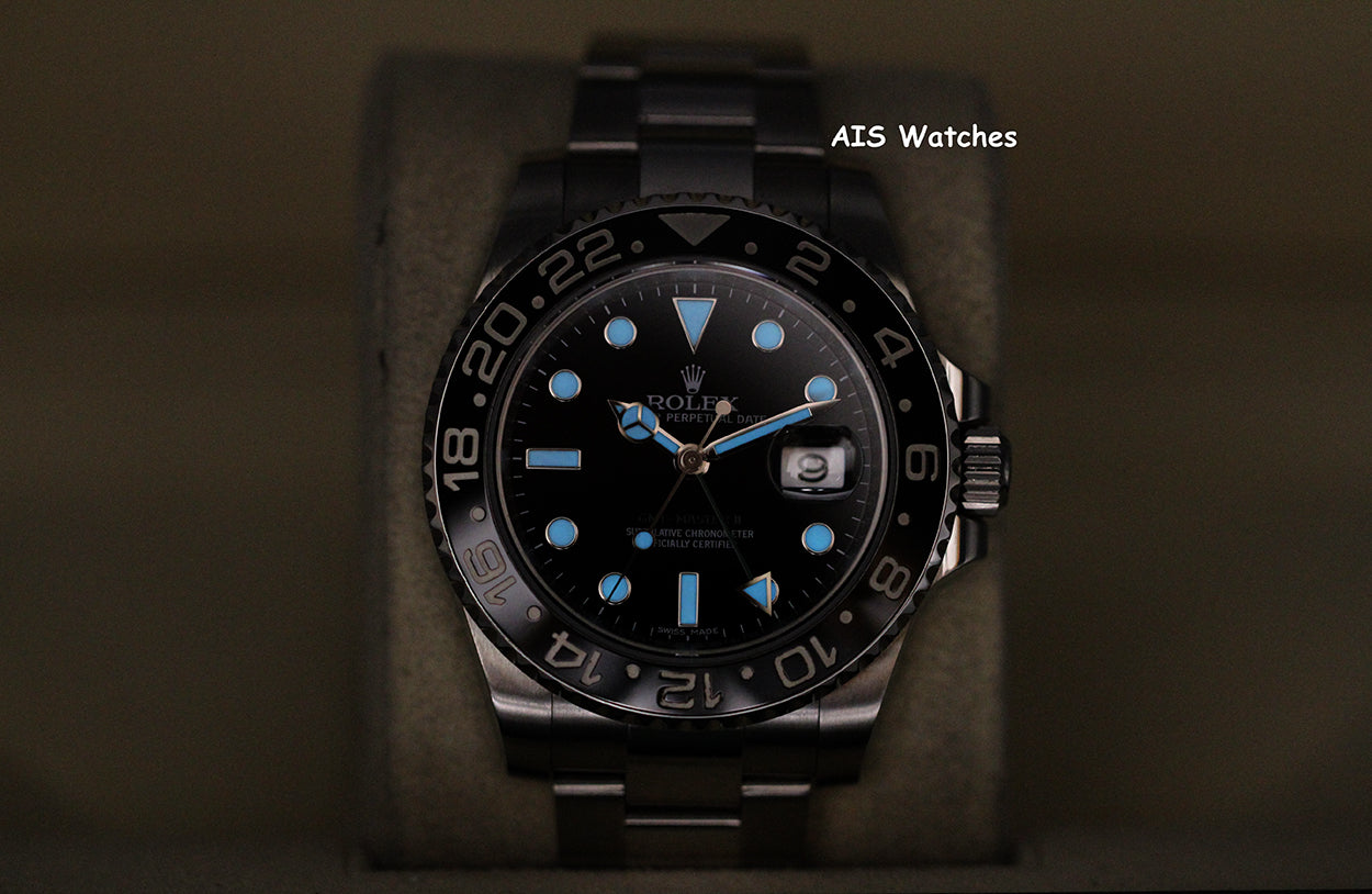 Rolex 116710LN GMT Master II Black Ceramic Insert 2016 Box & Papers