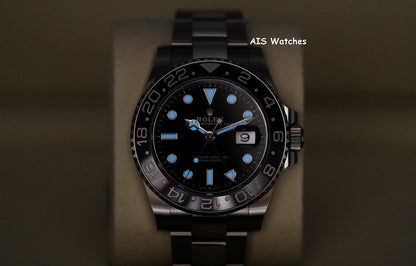 Rolex GMT Master II 126710GRNR Oyster Black / Grey Bezel Bruce Wayne B&P