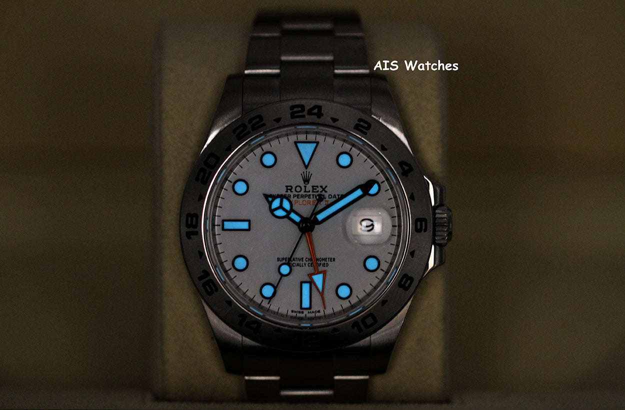 Rolex Explorer II 216570 Polar White Dial 42MM 2018 Box & Papers