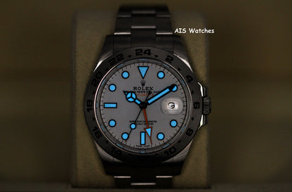 Rolex Explorer II 216570 Polar White Dial 42MM 2018 Box & Papers