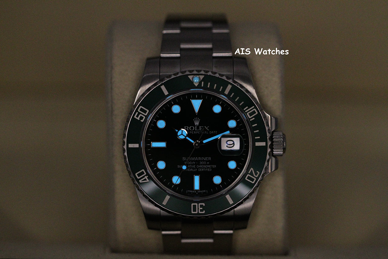 Rolex Submariner 116610LV HULK Green Dial and Ceramic Bezel Box & RSC Card 2022