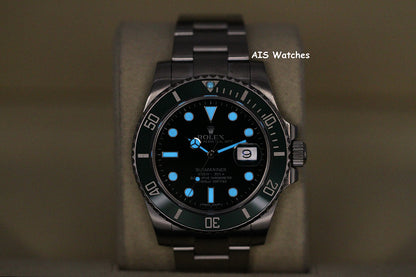 Rolex Submariner 116610LV HULK Green Dial and Ceramic Bezel Box & RSC Card 2022