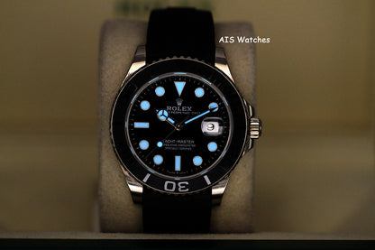 Rolex Yachtmaster 226659 White Gold OysterFlex Strap 42 MM Box & Papers