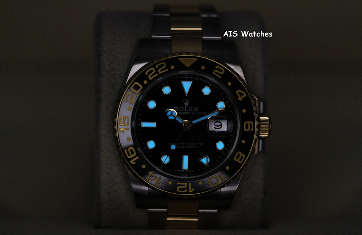 Rolex GMT Master II 18K/SS 116713LN 40MM Black Dial 2017 Box & Paper