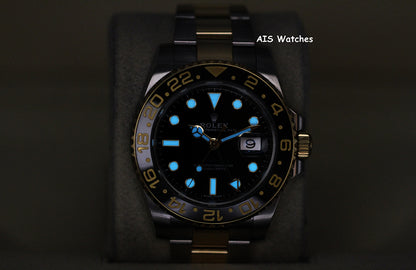 Rolex GMT Master II 18K/SS 116713LN 40MM Black Dial 2017 Box & Paper