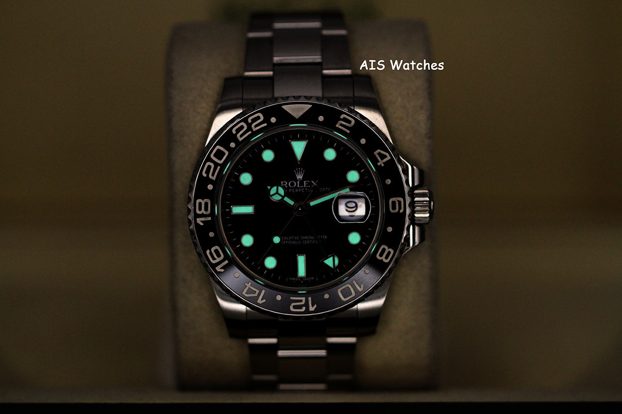 Rolex 116710LN GMT Master II Black Ceramic Insert 2013 Box & Papers